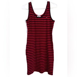Tommy Hilfiger Tommy Jeans Red Striped Tank Athleisure Dress
